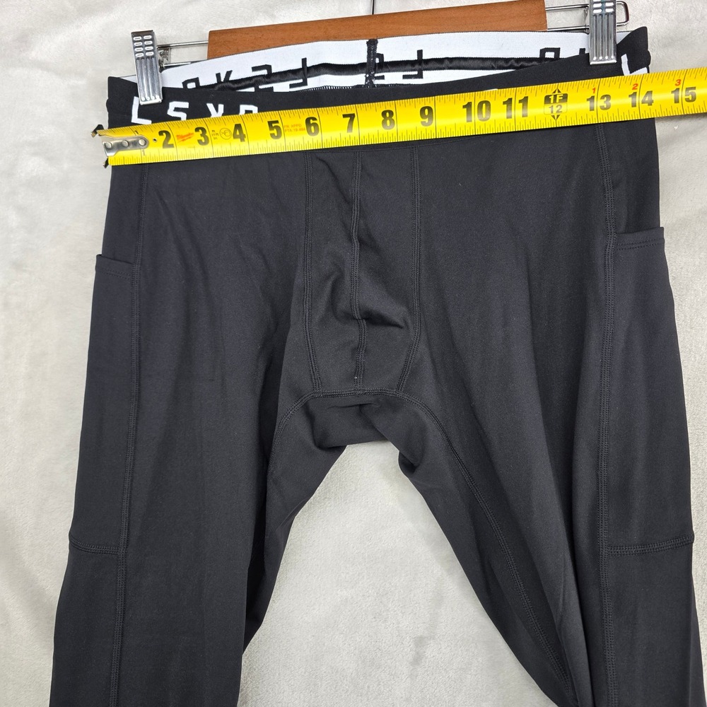Lskd Mens Black Performance Compression Tights Le… - image 5